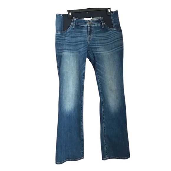 Ingrid and Isabel Maternity Jeans Boot Cut Size 10 /30R - Picture 1 of 6